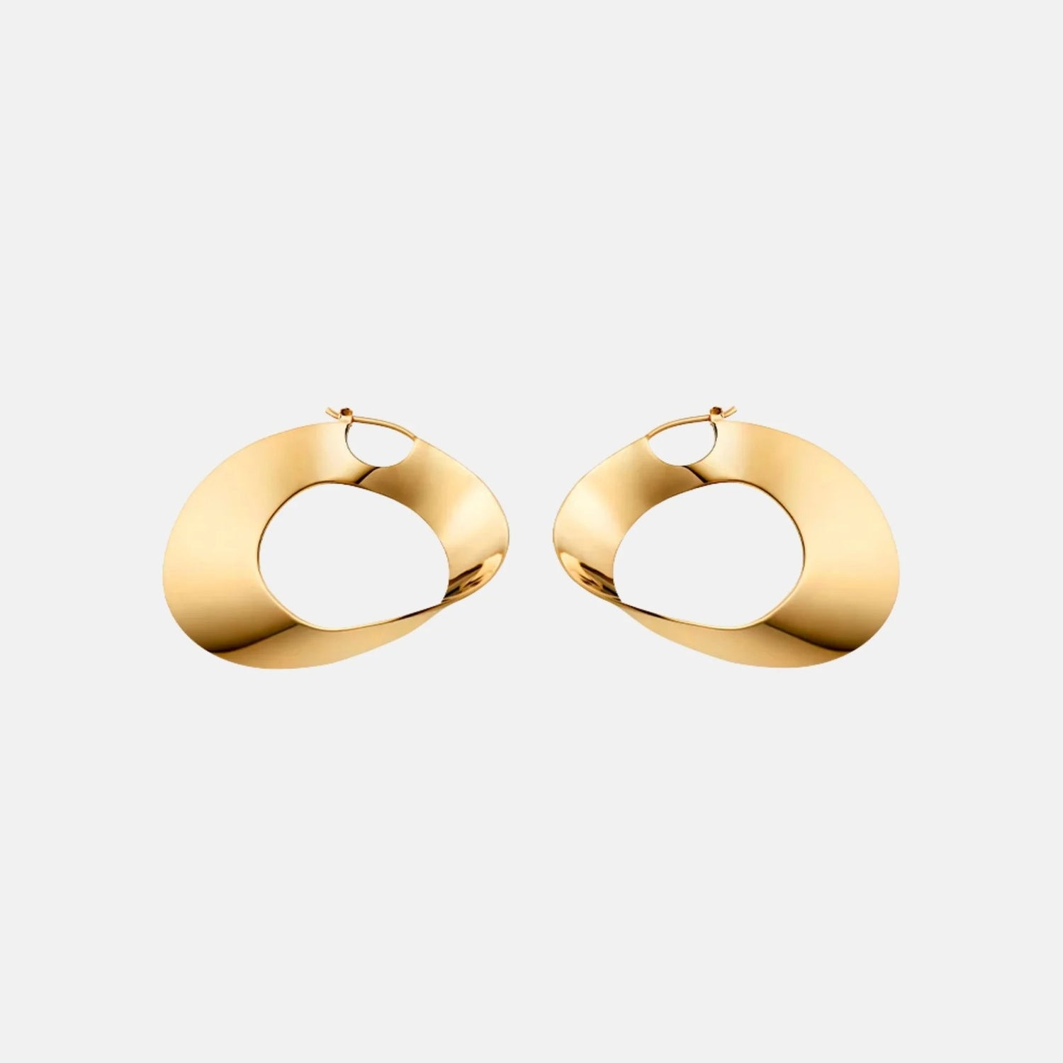 Eole Hoop Earrings 24 Carat Gold Gilded Edition