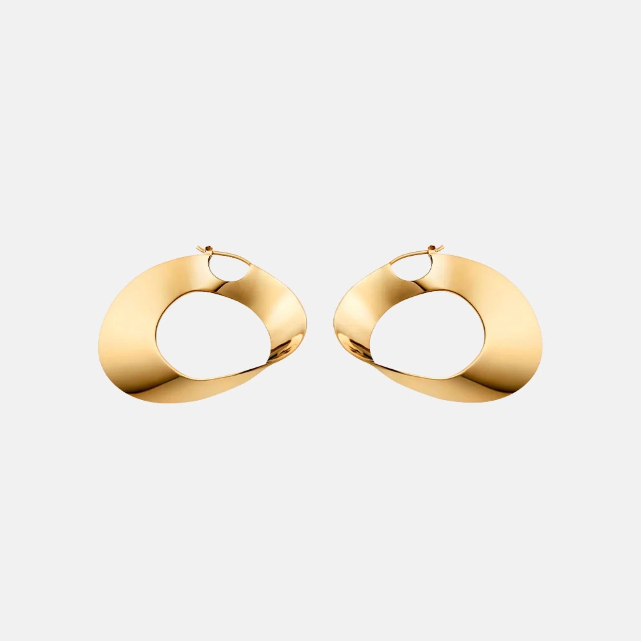 Eole Hoop Earrings 24 Carat Gold Gilded Edition