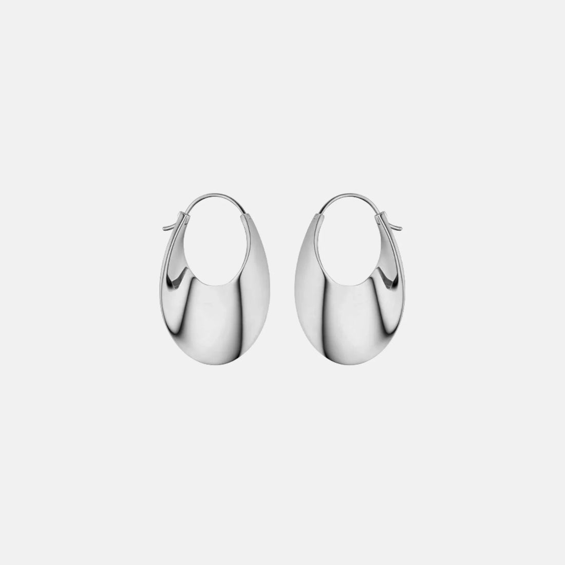 Eole Slim Hoop Earrings Plated Brass Edition