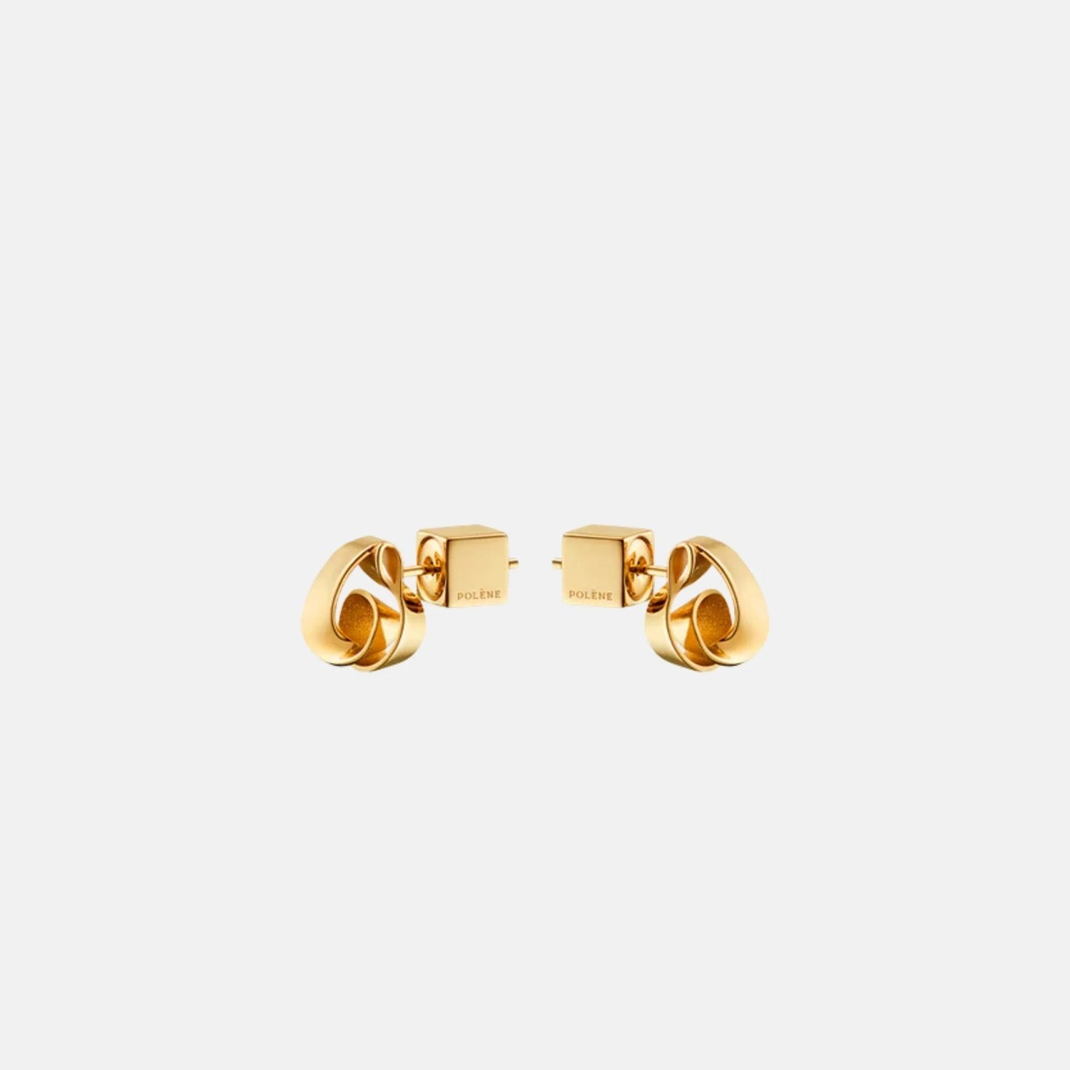 Eole Stud Earrings 24 Carat Gold Gilded Edition