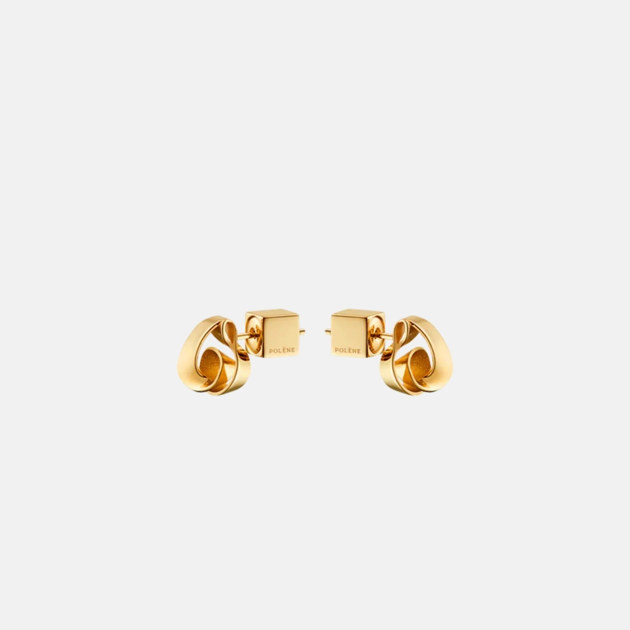 Eole Stud Earrings 24 Carat Gold Gilded Edition