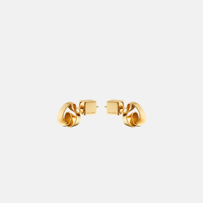 Eole Stud Earrings 24 Carat Gold Gilded Edition