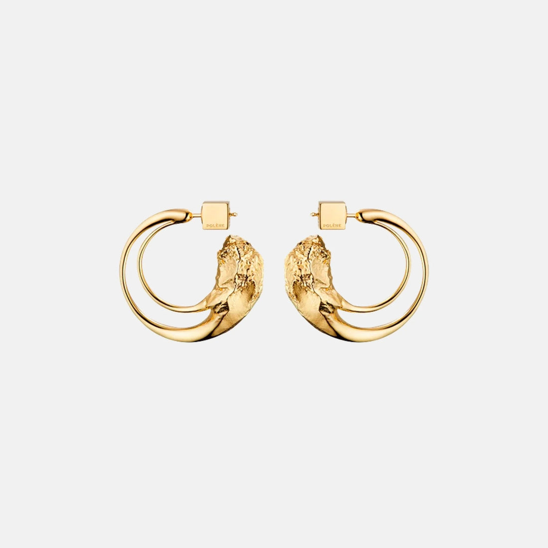 Eroz Hoop Earrings 24 Carat Gold Gilded Edition