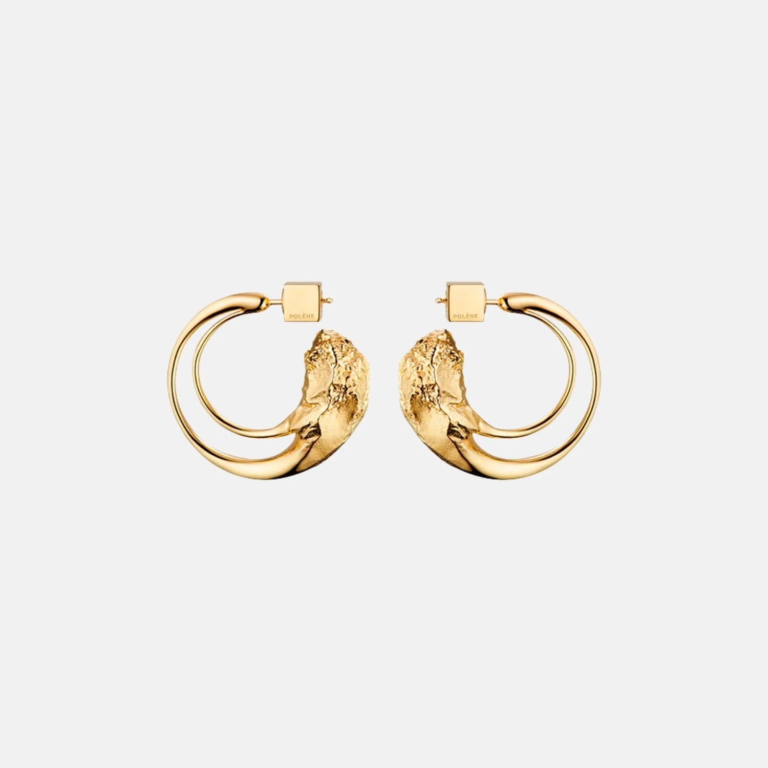 Eroz Hoop Earrings 24 Carat Gold Gilded Edition