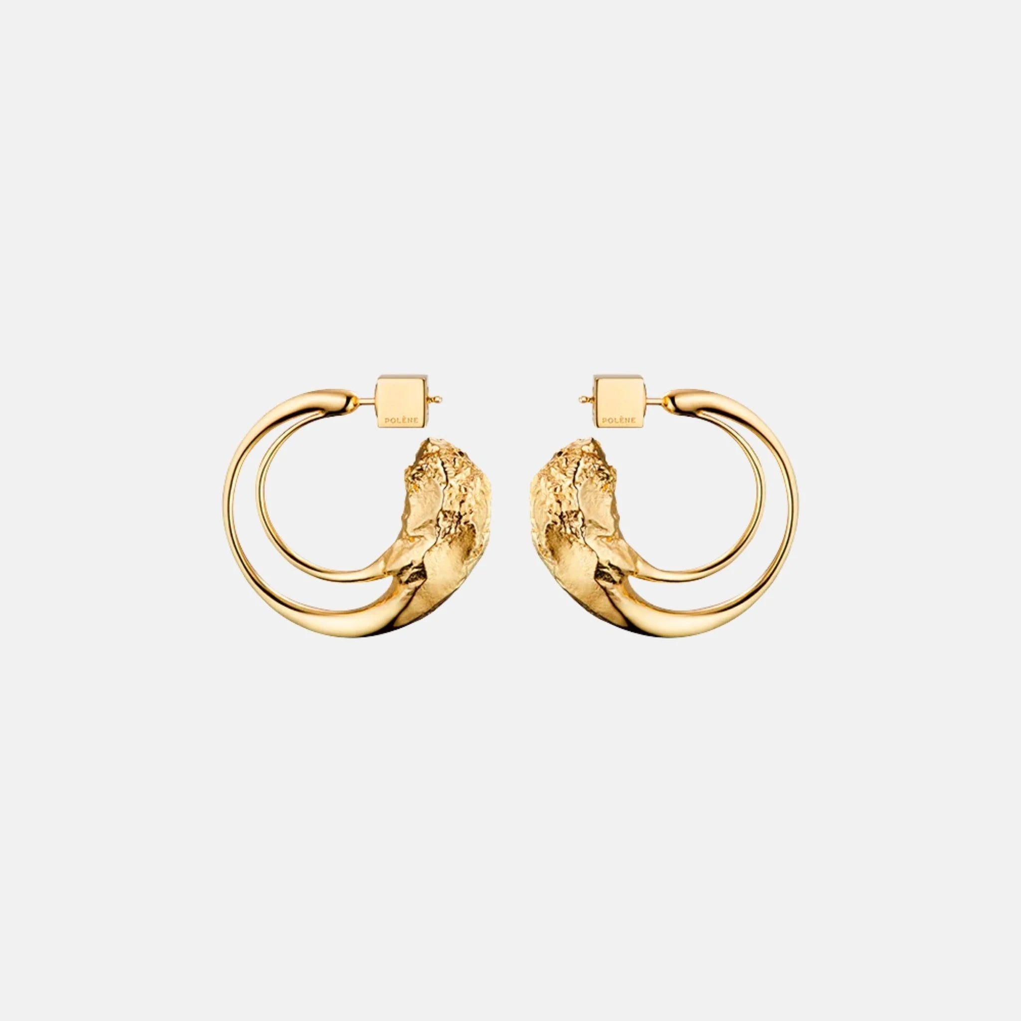Eroz Hoop Earrings 24 Carat Gold Gilded Edition