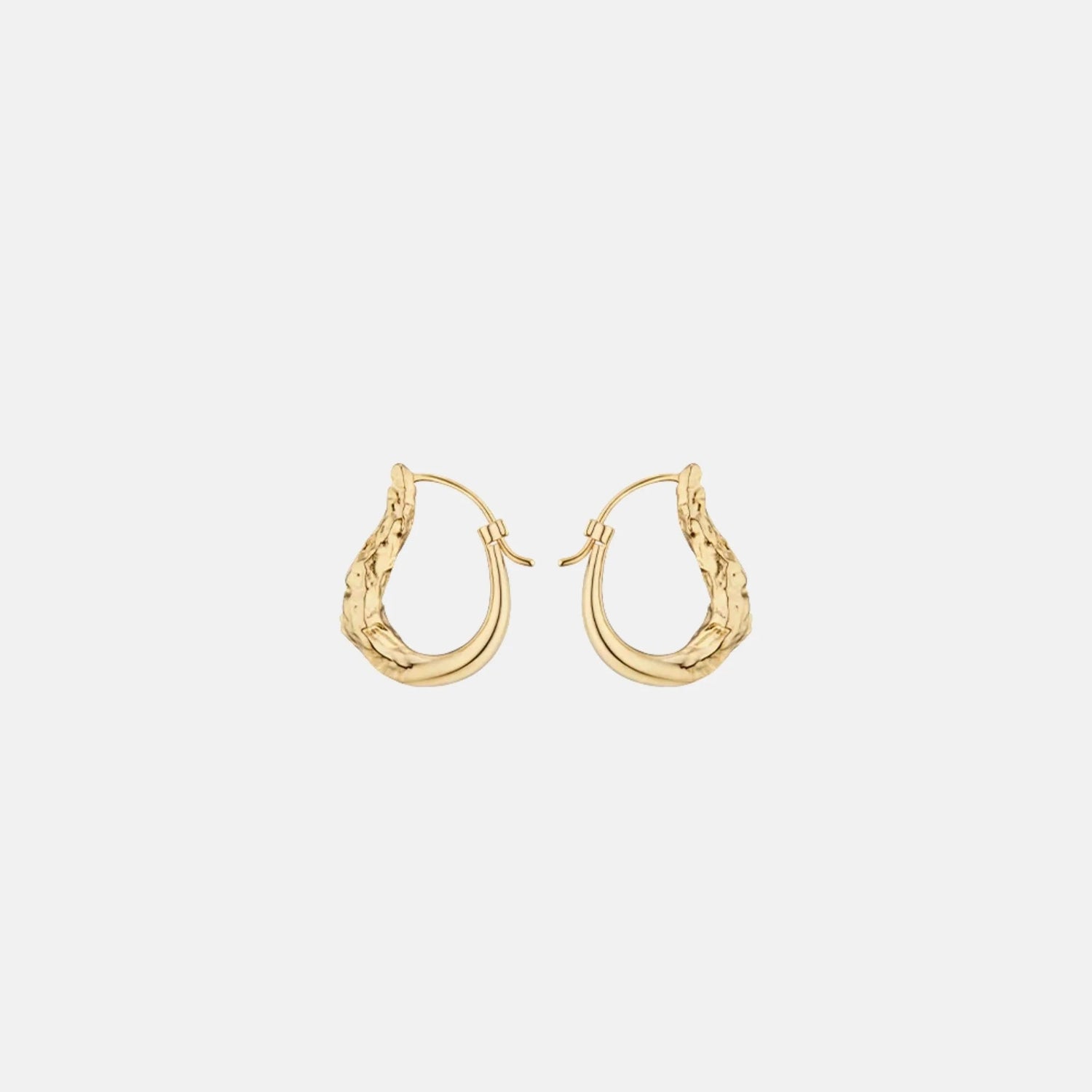 Eroz Slim Hoop Earrings Gilded Edition