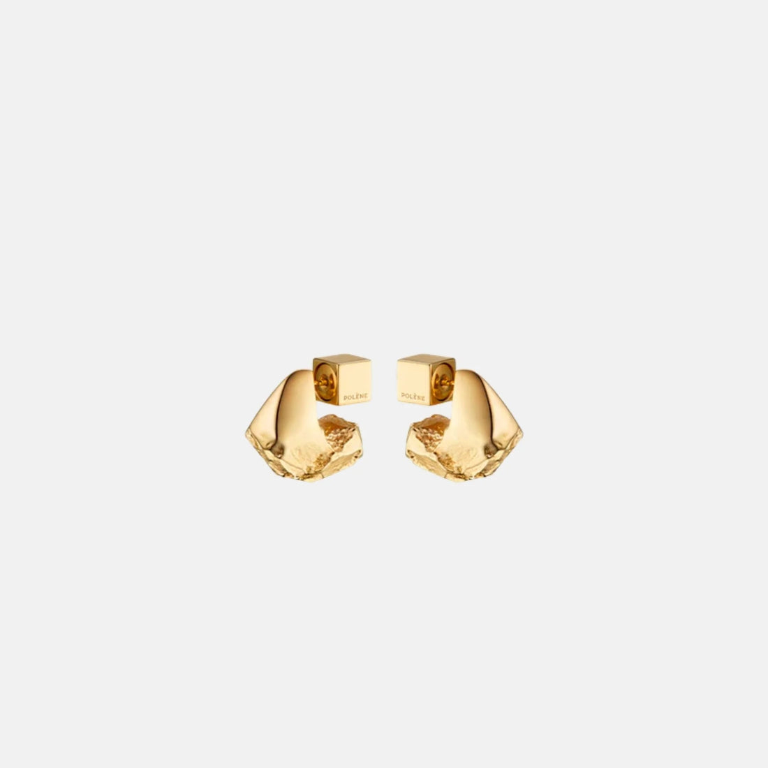 Eroz Stud Earrings 24 Carat Gold Gilded Edition