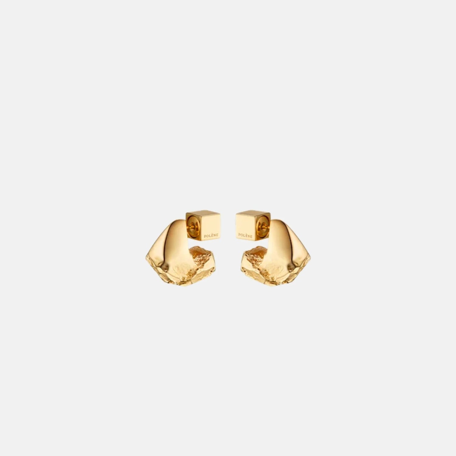 Eroz Stud Earrings 24 Carat Gold Gilded Edition