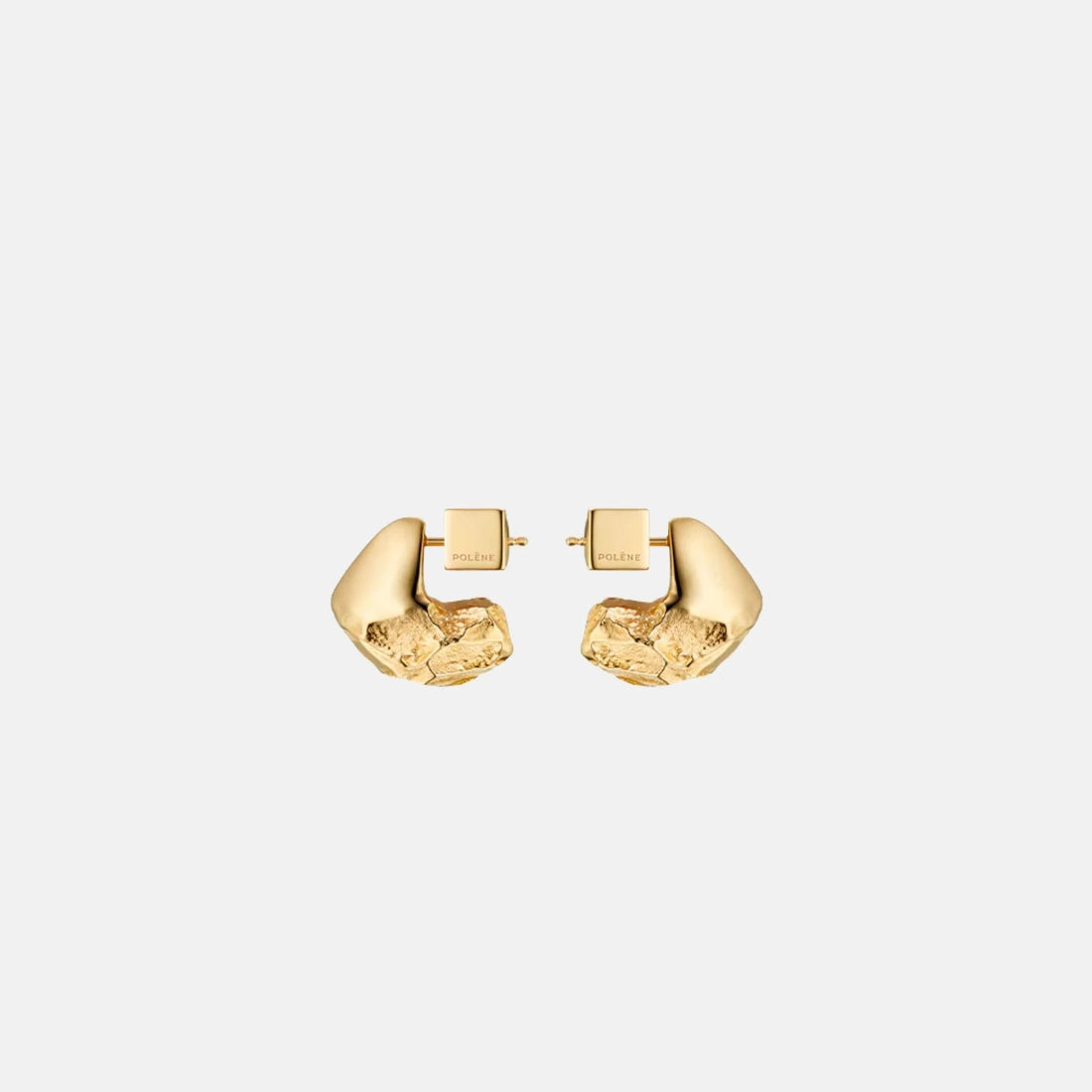 Eroz Stud Earrings 24 Carat Gold Gilded Edition
