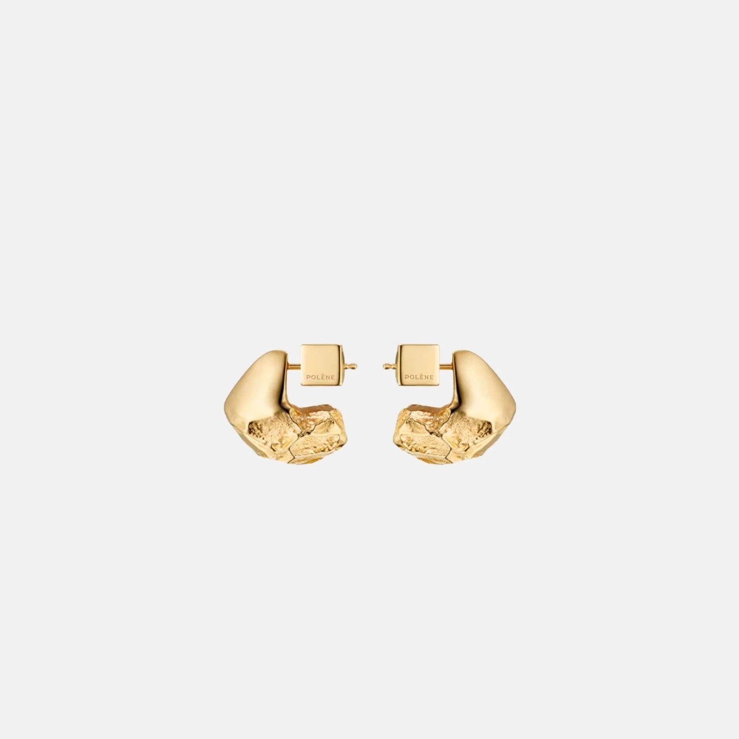 Eroz Stud Earrings 24 Carat Gold Gilded Edition