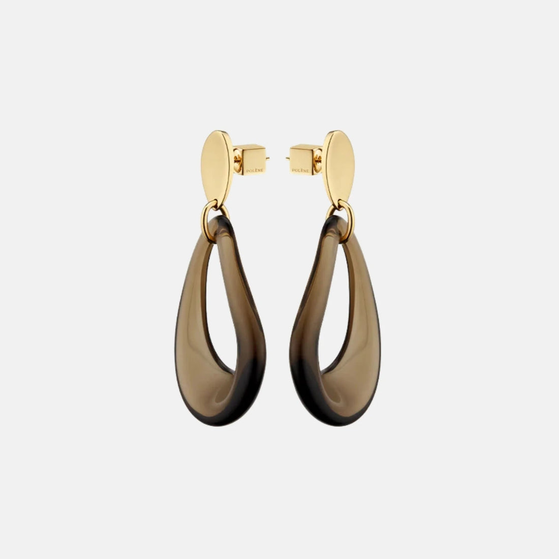 Nae Drop Earrings Smoked Glass Edition
