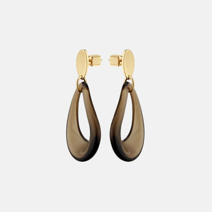 Nae Drop Earrings Smoked Glass Edition