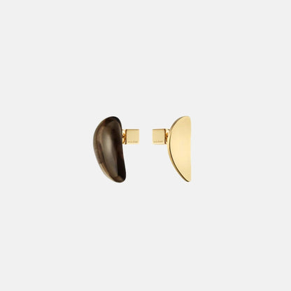 Nae Stud Earrings Smoked Glass Edition