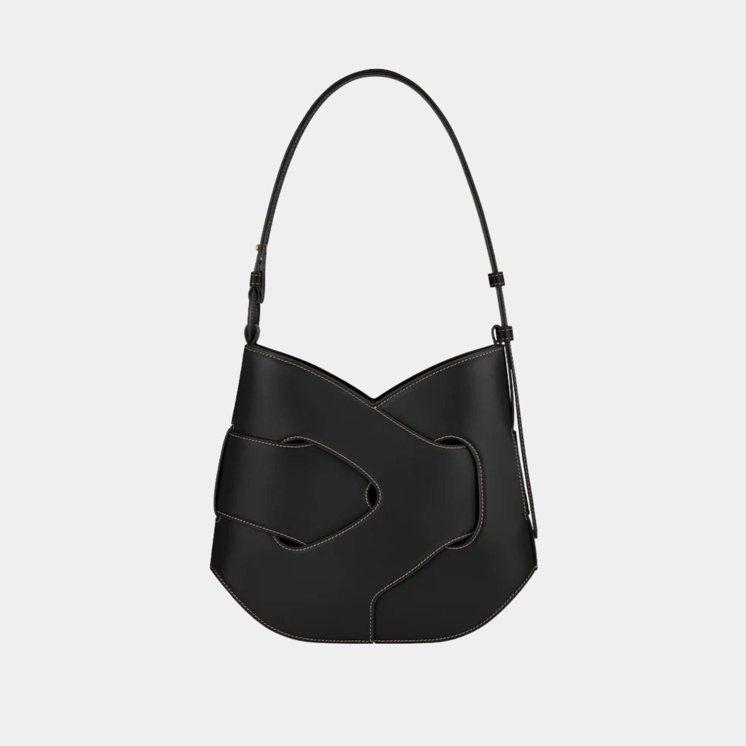 Nodde Hobo Smooth Calfskin Shoulder Bag