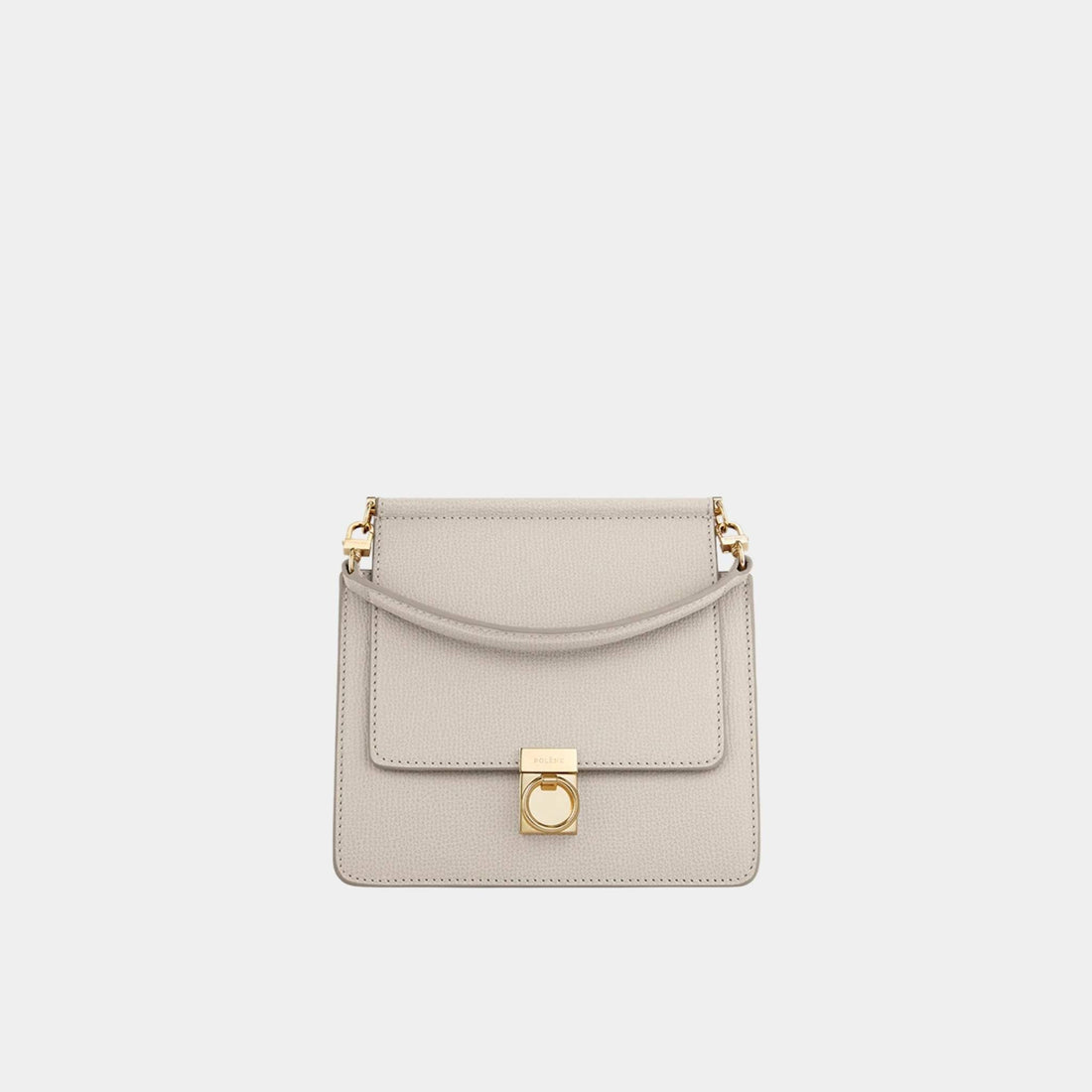 Numero Sept Mini Textured Calf Leather Handbag