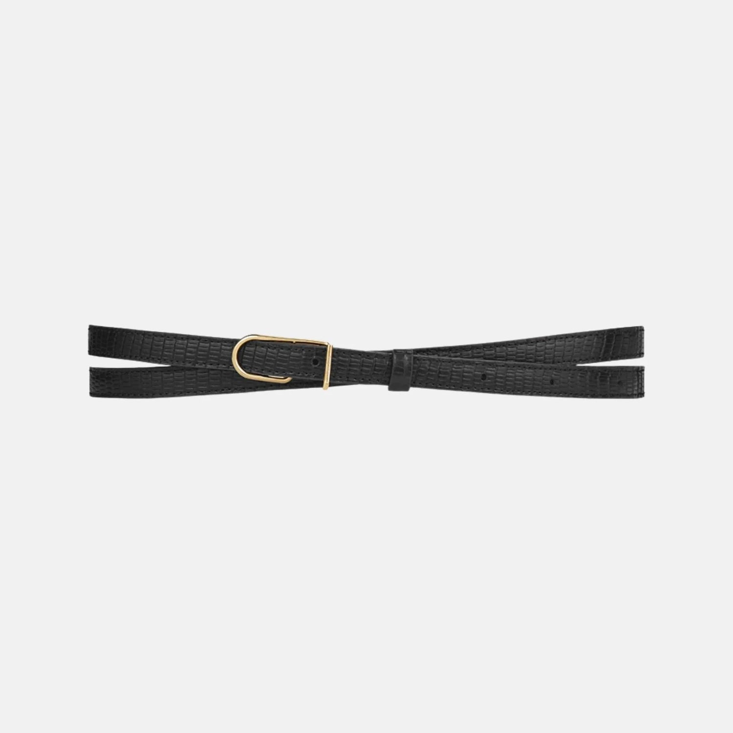 Umi Thin Belt Black Lizard Edition