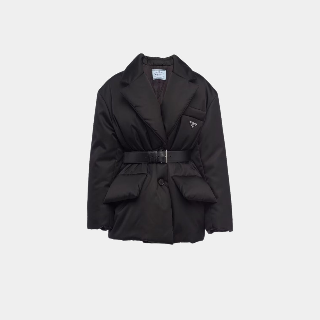 Black Re-Nylon Down Jacket