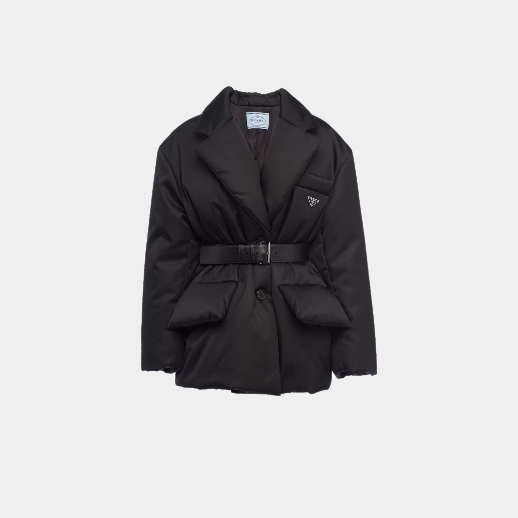 Black Re-Nylon Down Jacket