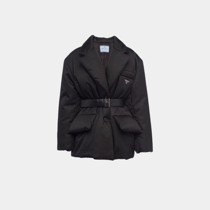 Black Re-Nylon Down Jacket