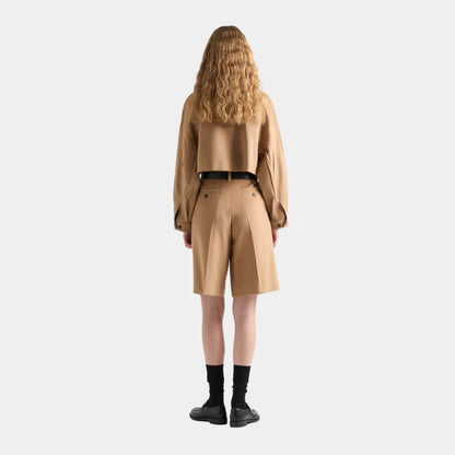 Camel-hair blouson Jacket