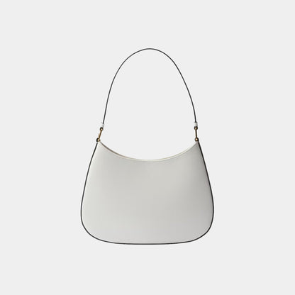 Cleo Printed Brushed Leather Shoulder Bag