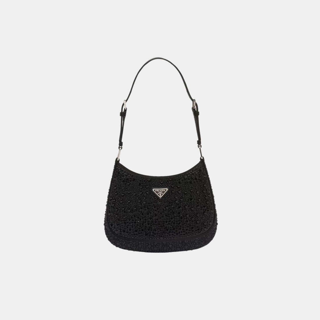 Cleo Satin Bag With Crystals