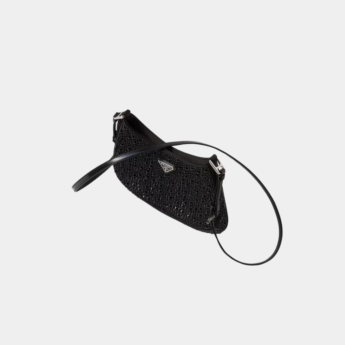 Cleo Satin Bag With Crystals