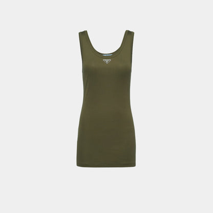 Cotton Ribbed Knit Top
