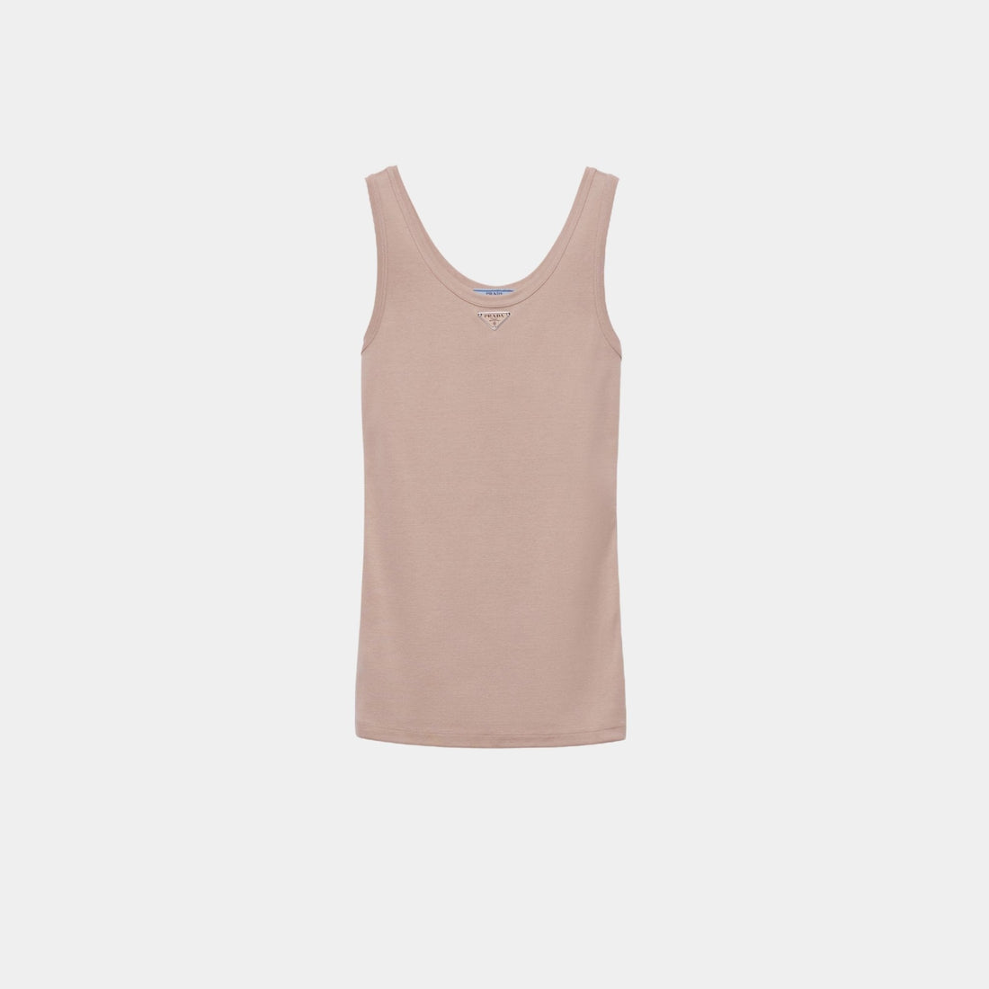 Cotton Ribbed Knit Top