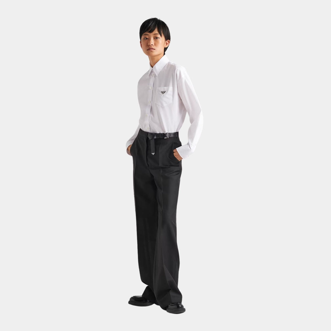 Cotton White Poplin Shirt