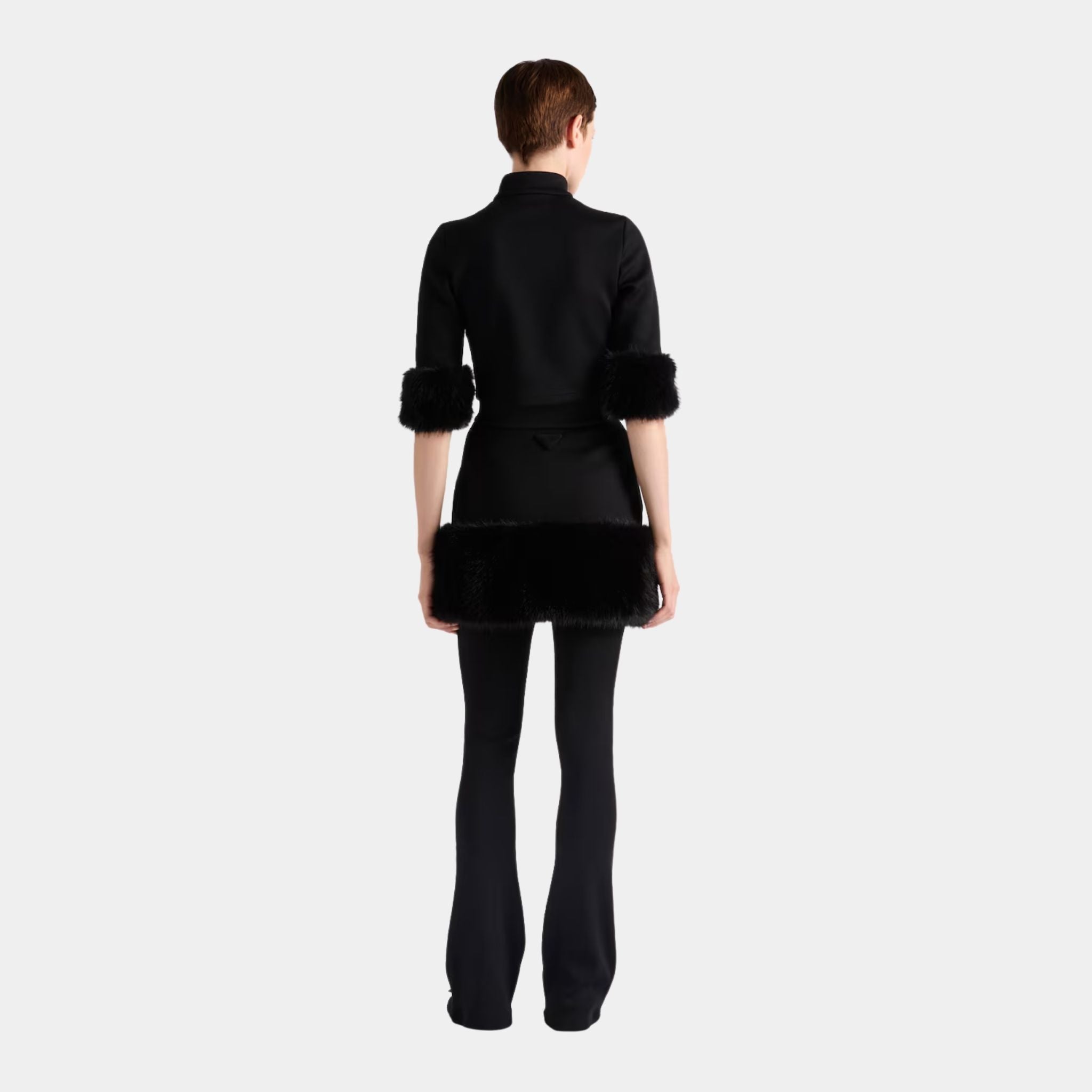 Cropped Fleece Blouson
