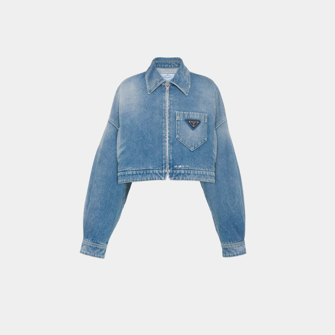 Cropped Organic Denim Jacket