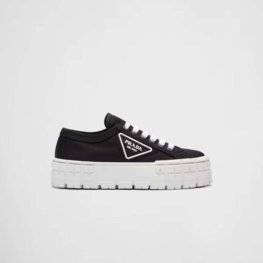 Double Wheel Re-Nylon Gabardine Sneakers