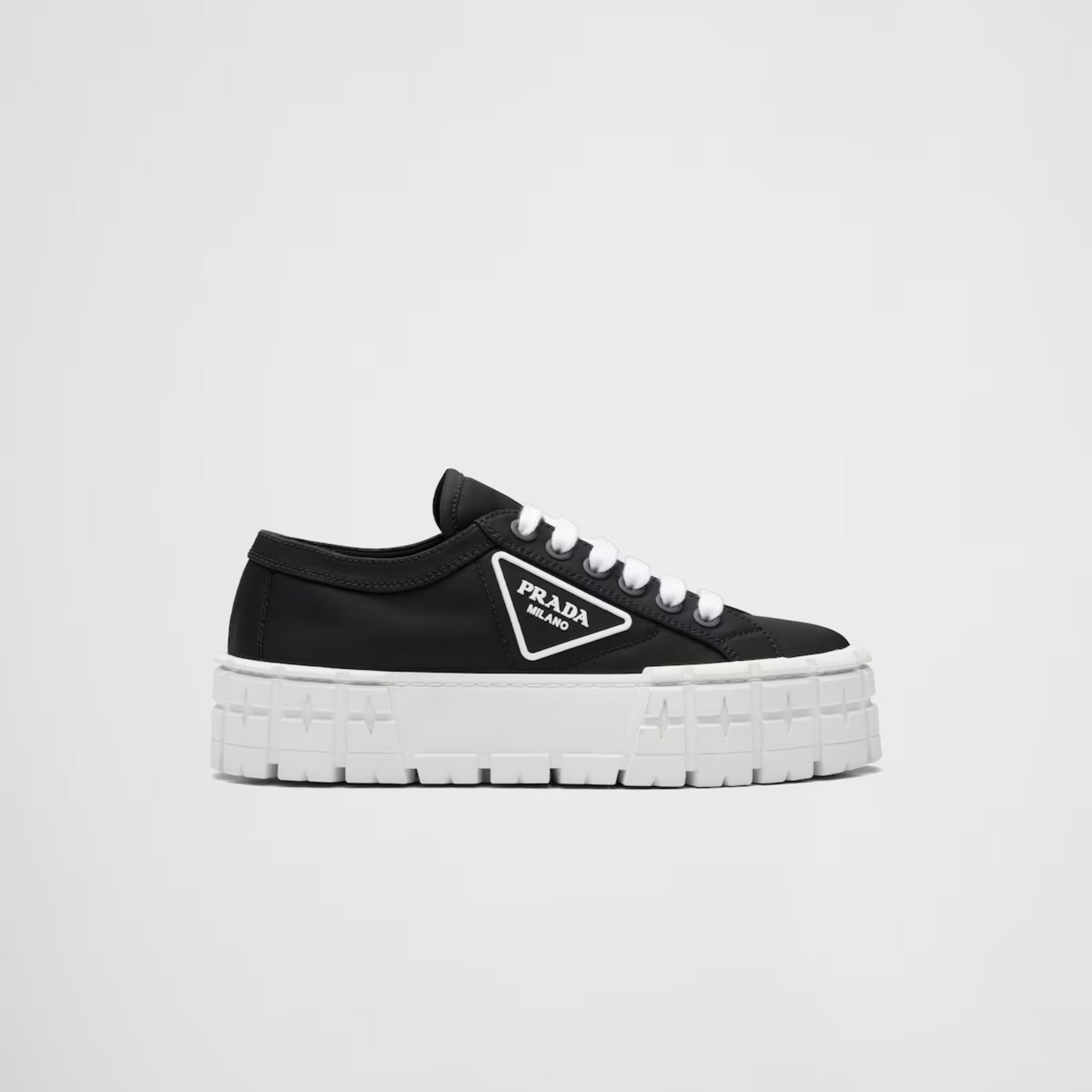 Double Wheel Re-Nylon Gabardine Sneakers