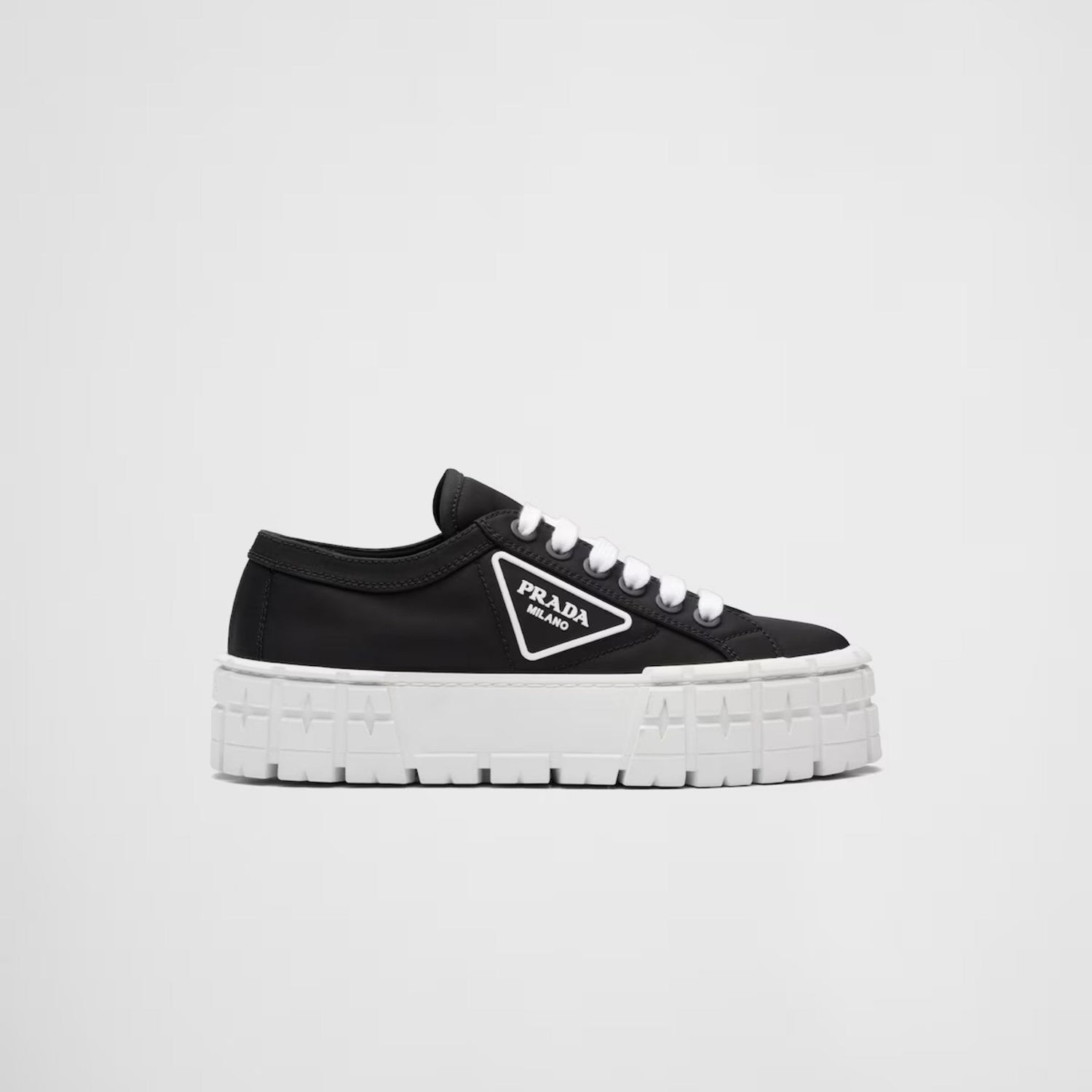 Double Wheel Re-Nylon Gabardine Sneakers