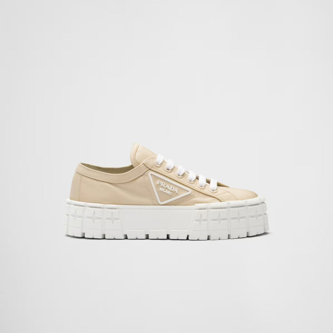 Double Wheel Re-Nylon Gabardine Sneakers