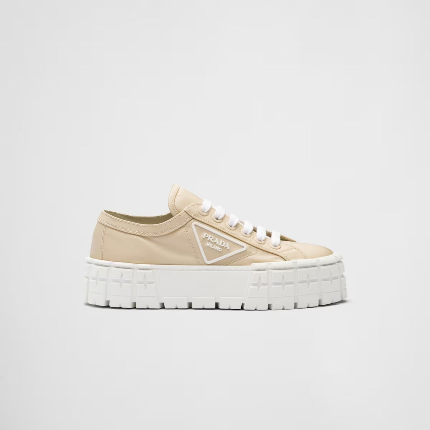 Double Wheel Re-Nylon Gabardine Sneakers