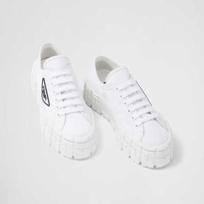 Double Wheel Re-Nylon Gabardine Sneakers