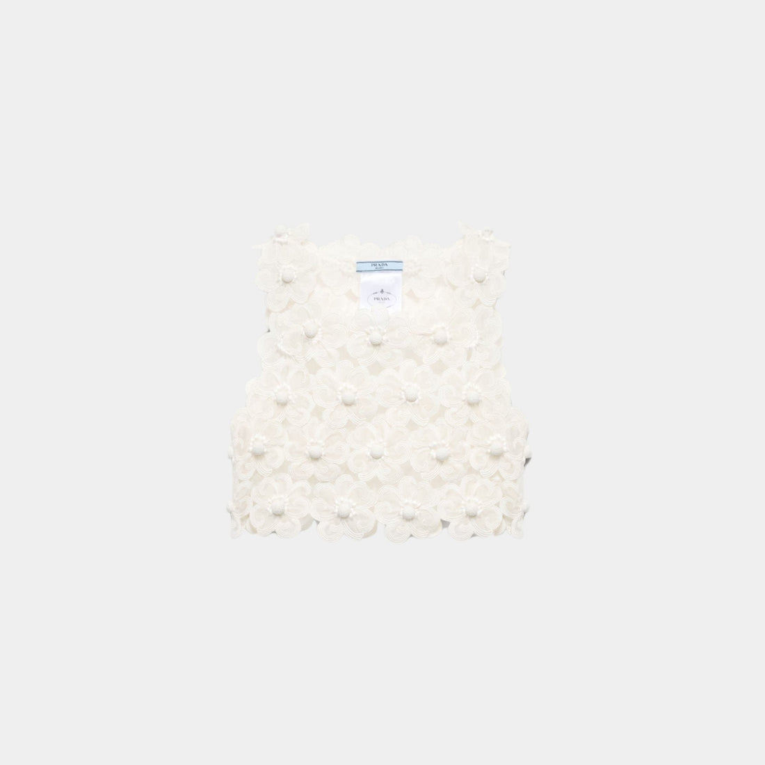 Guipure Top with Daisy Embroidery
