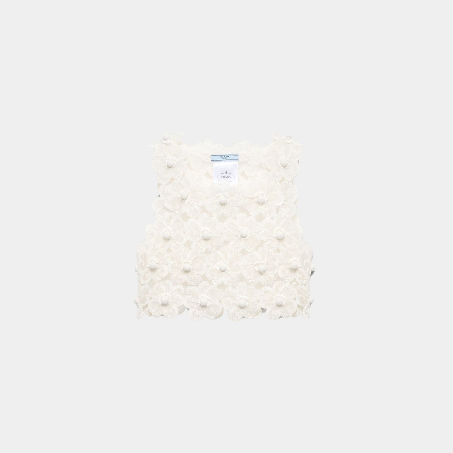 Guipure Top with Daisy Embroidery