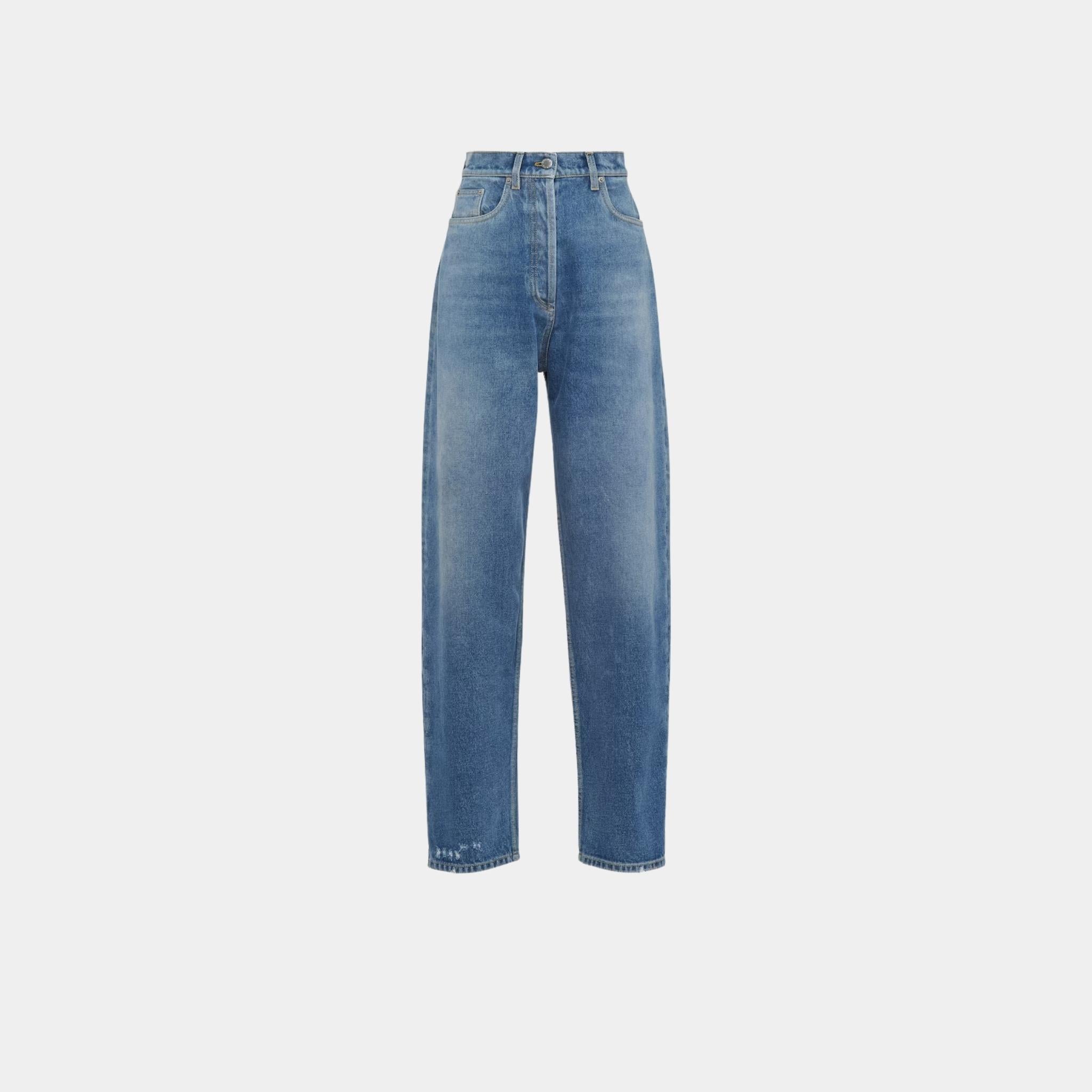 High-waisted Denim Jeans