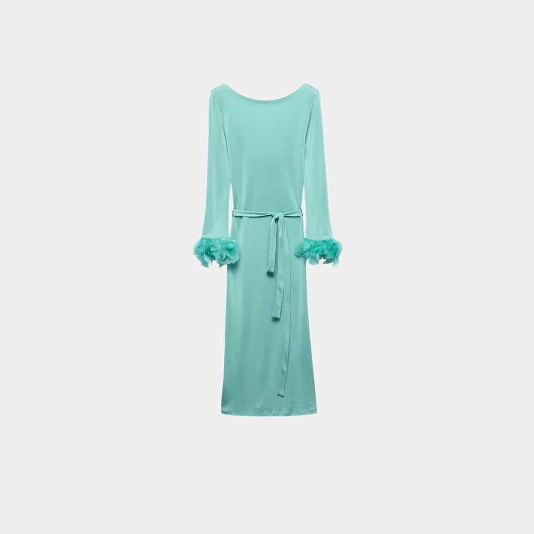 Jade Green Organzine Dress