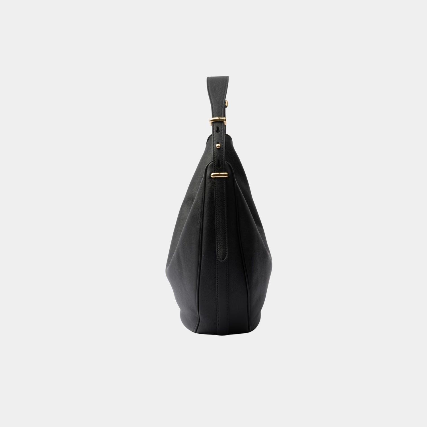 Large Calfskin Leather Shoulder Bag