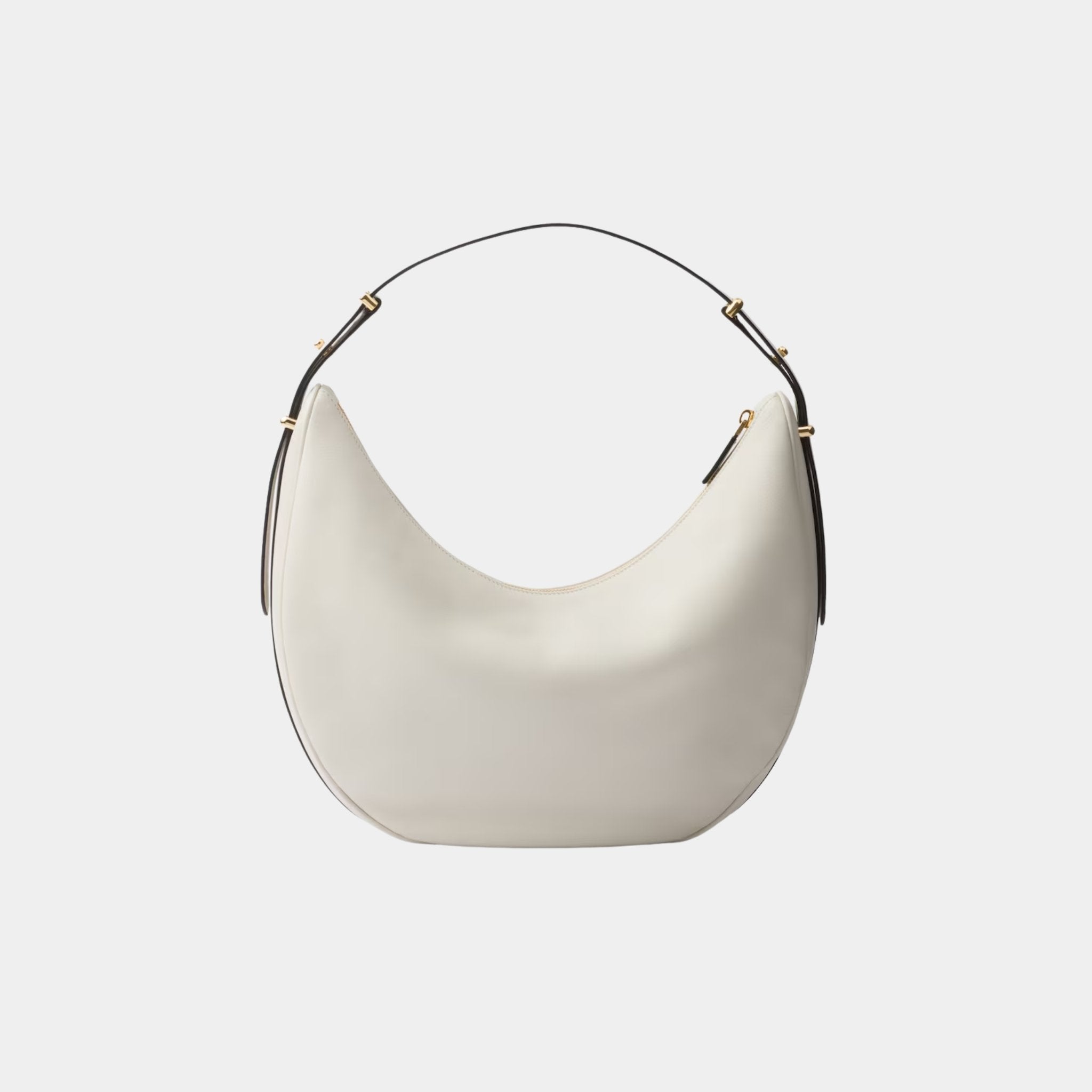 Large Calfskin Leather Shoulder Bag