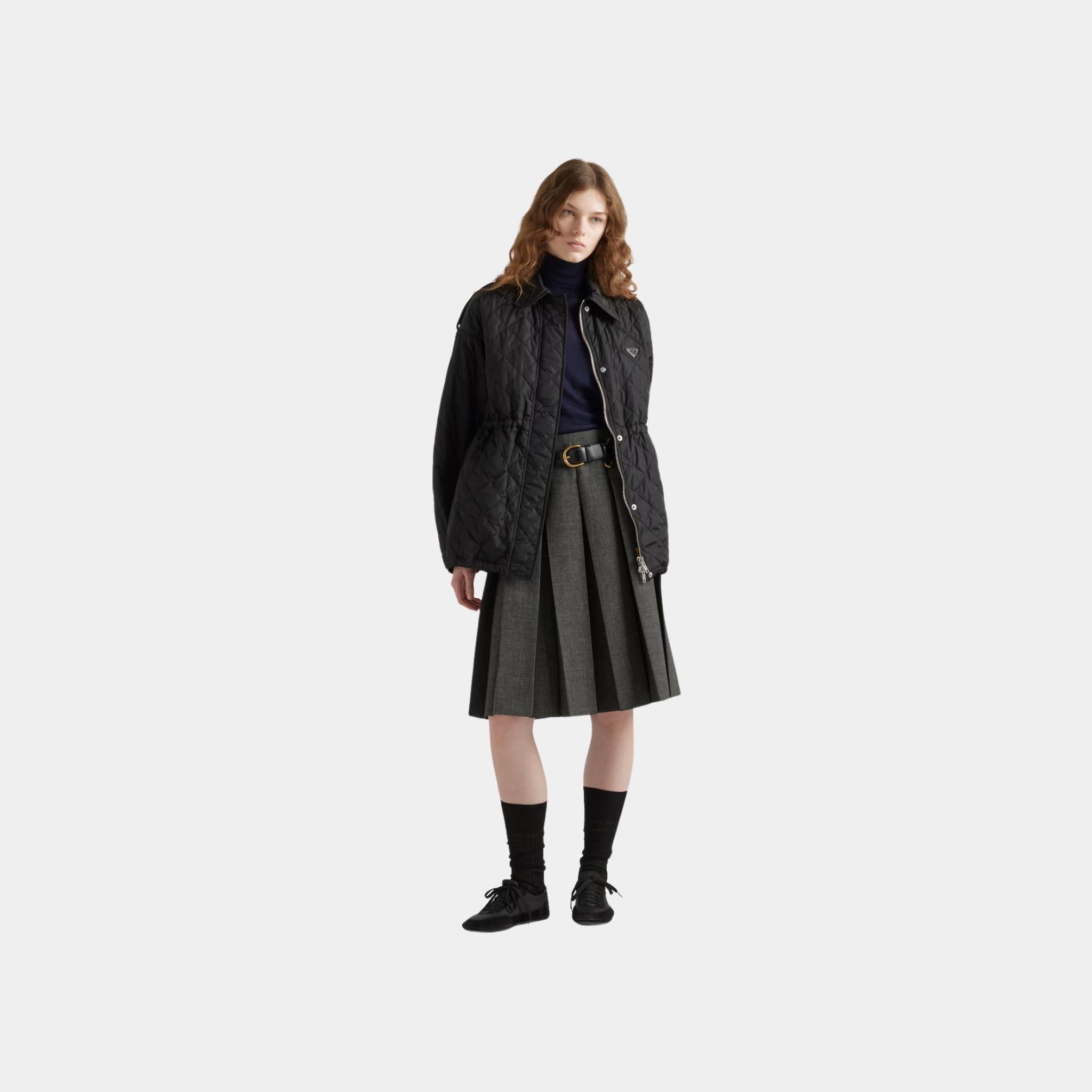 Lightweight Quilted Re-Nylon Blouson Jacket