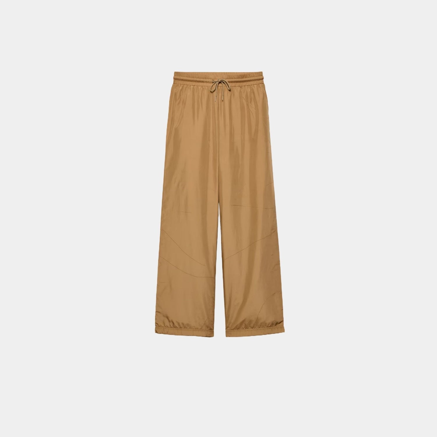 Lightweight Re-Nylon Wide Leg Pants