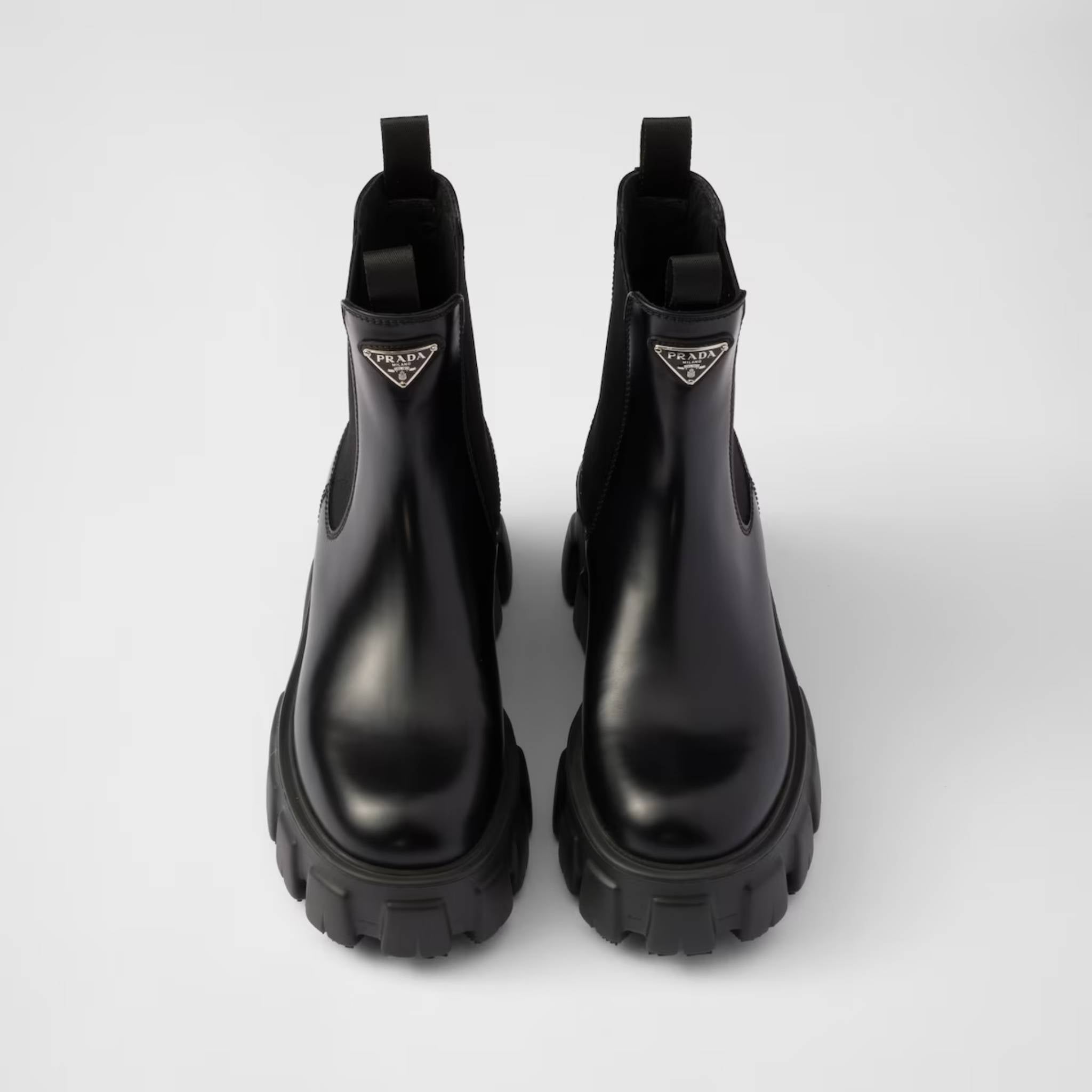 Monolith Brushed Leather Chelsea Boots