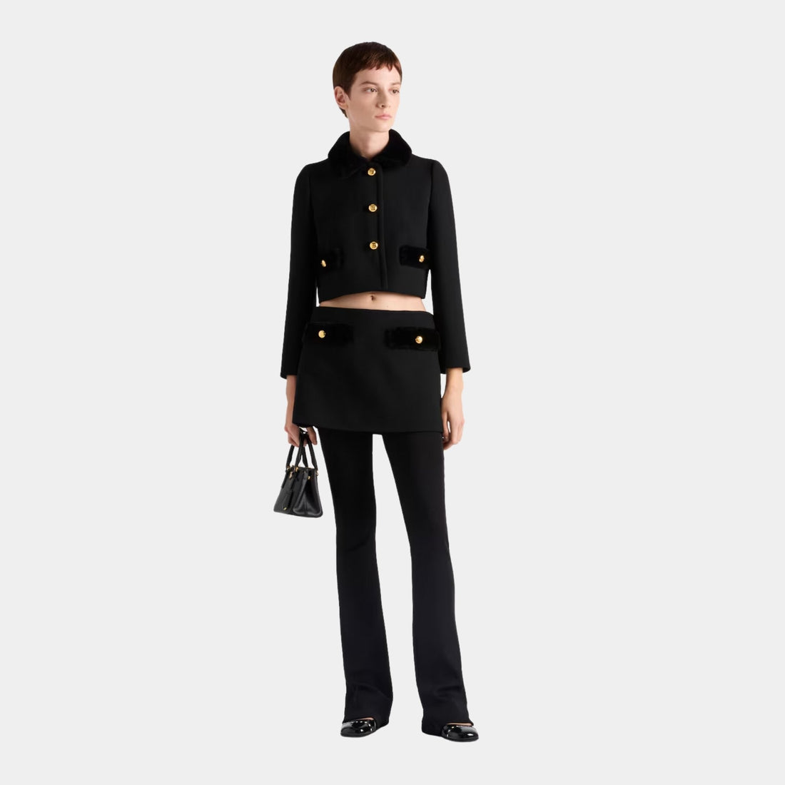 Natté Single-breasted Jacket