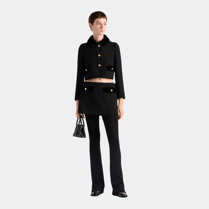 Natté Single-breasted Jacket