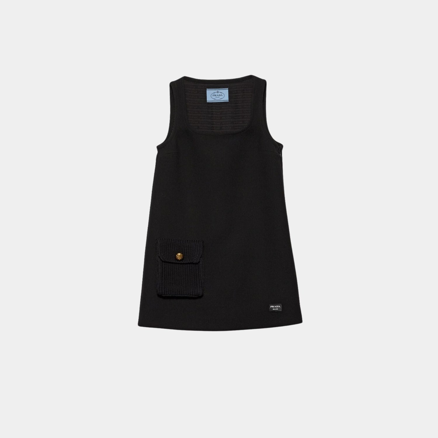 Natté Straight Minidress